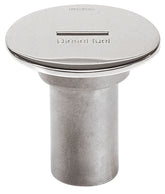 VETUS Deck entry "DIESEL FUEL", stainless steel (AISI 316) for hose Ø 38 mm, cover Ø 87 mm, slotted, L= 82.5 mm CAPF38S